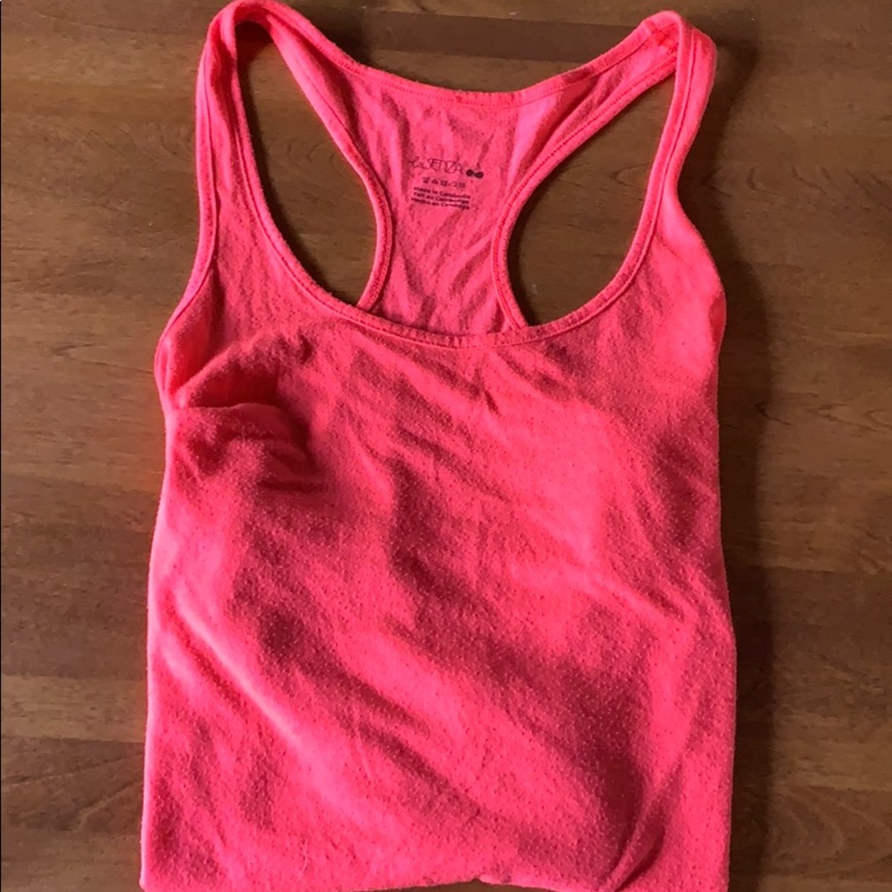 🔥🦖neon pink tank top
